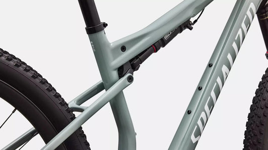 SPECIALIZED Epic 9 Expert Complete MTB - Gloss Agave Grey / Metallic White Silver