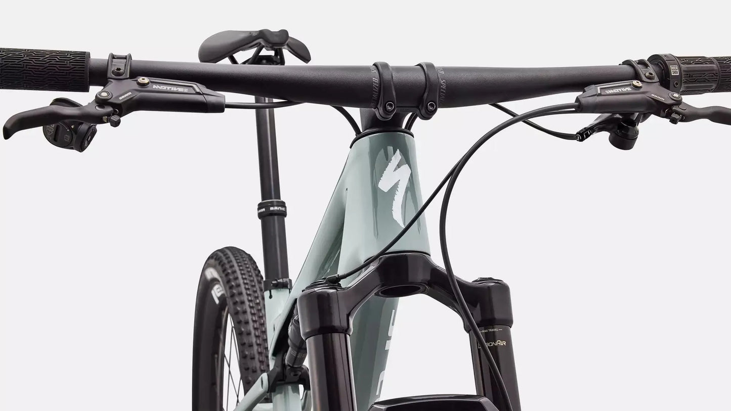 SPECIALIZED Epic 9 Expert Complete MTB - Gloss Agave Grey / Metallic White Silver