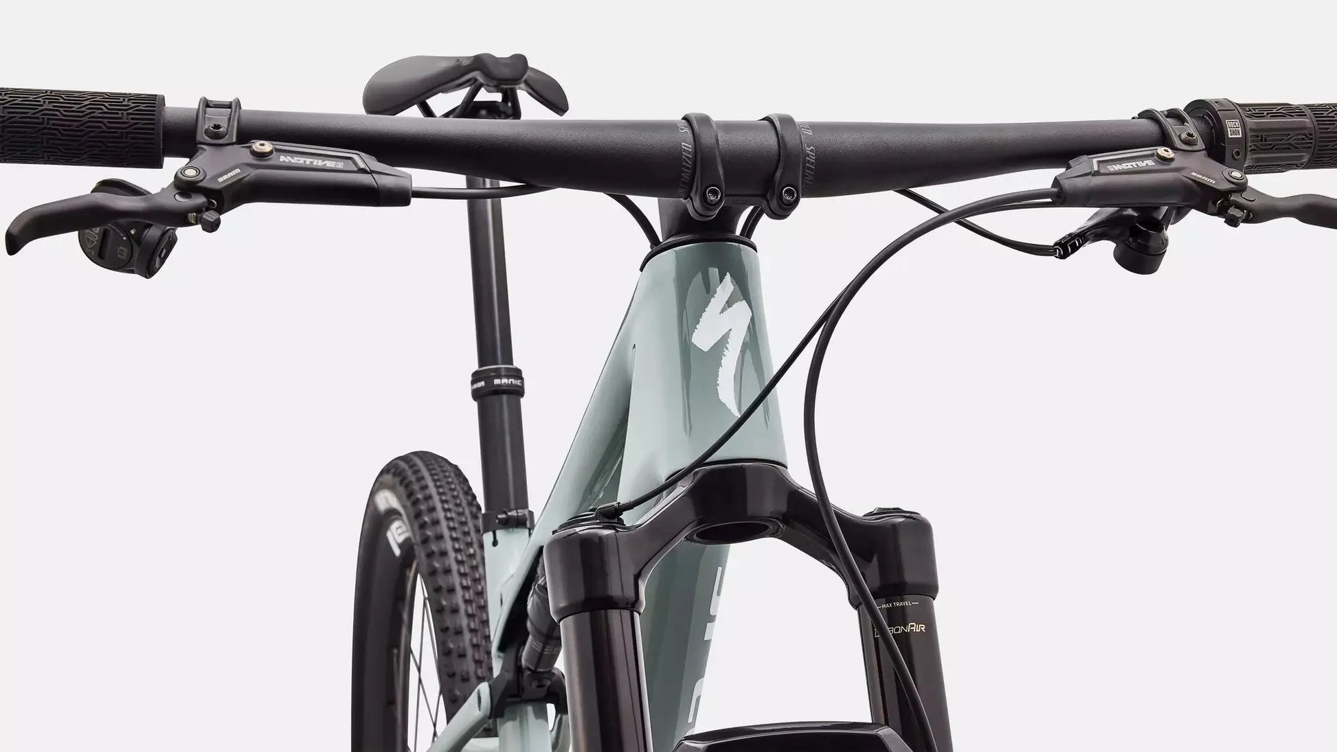 SPECIALIZED Epic 9 Expert Complete MTB - Gloss Agave Grey / Metallic White Silver