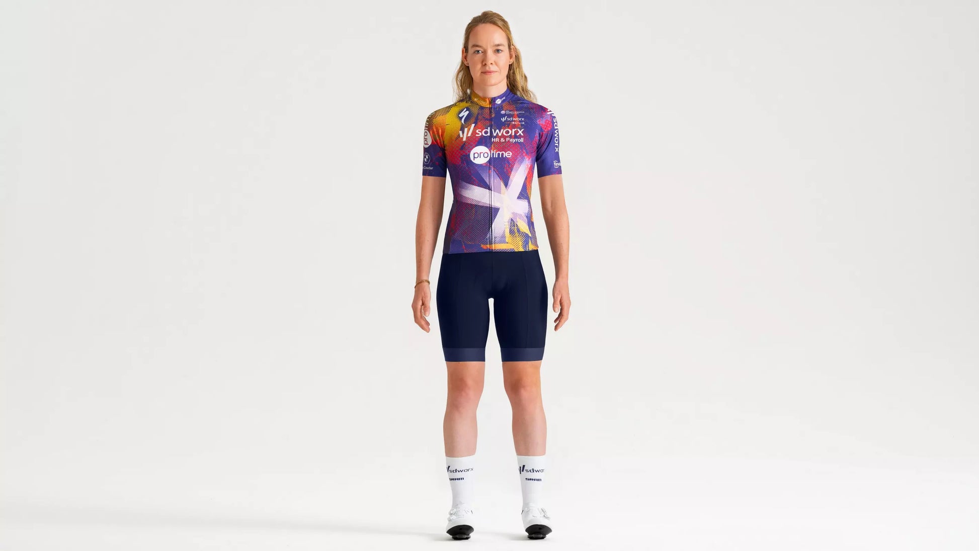 SPECIALIZED Foundation Graphic Women Cycling Jersey - Team Replica Sd Worx