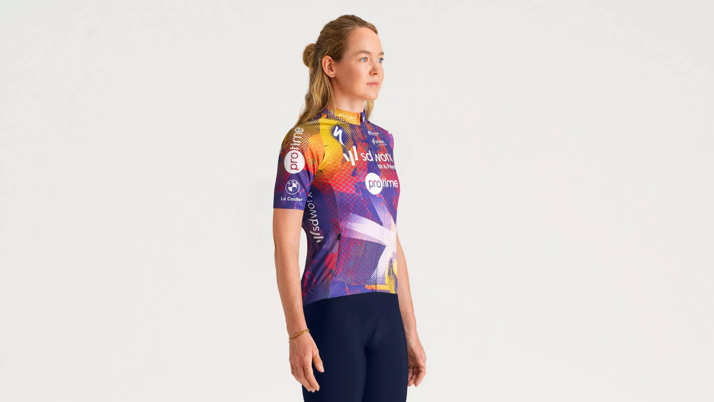 SPECIALIZED Foundation Graphic Women Cycling Jersey - Team Replica Sd Worx