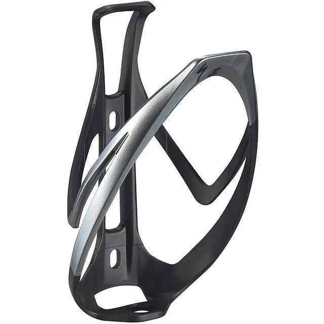 SPECIALIZED RIB CAGE II Bottle Cage - Matte Black/Liquid Silver