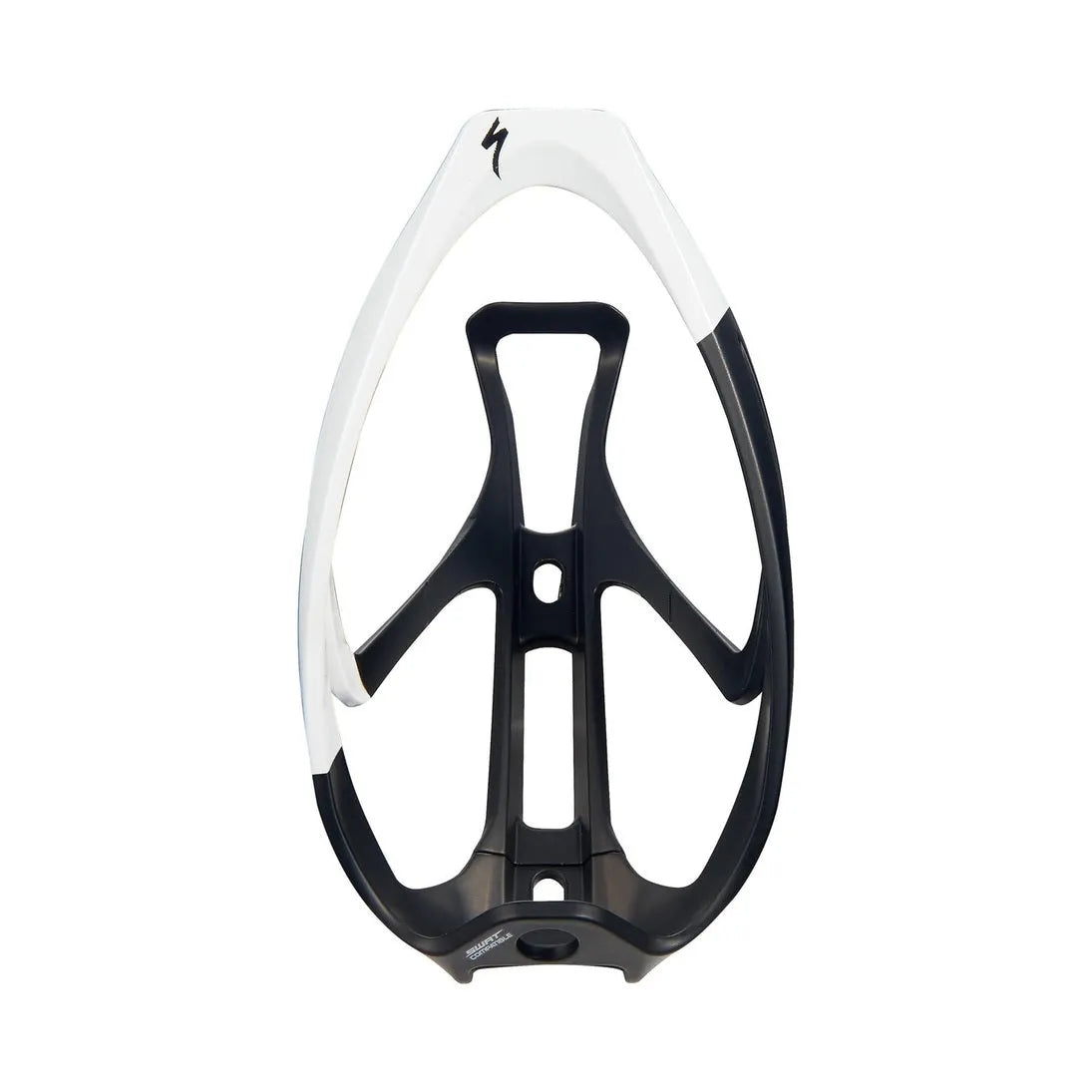 SPECIALIZED RIB CAGE II MATTE Bottle Cage - Matte Black/White
