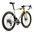 SPECIALIZED S-WORKS TARMAC SL9 LTD REMCO EVENEPOEL ROAD BIKE - GLOSS METALLIC WHITE SILVER / GOLD PEARL / DEEP BLUE