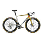 SPECIALIZED S-WORKS TARMAC SL9 LTD REMCO EVENEPOEL ROAD BIKE - GLOSS METALLIC WHITE SILVER / GOLD PEARL / DEEP BLUE