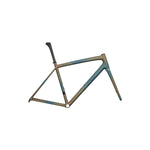 SPECIALIZED S-Works Aethos 2025 Road Frameset - Satin Deep Lake Metallic / Green Pearl + Burnt Gold Metallic Fades / Dark Navy