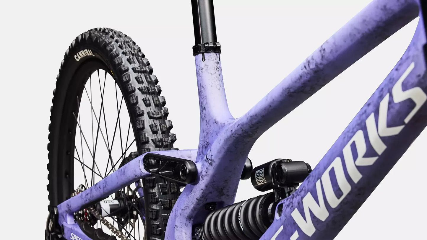 SPECIALIZED S-Works Demo 11 - Satin / Powder Indigo Tint / Black Tint Carbon / White