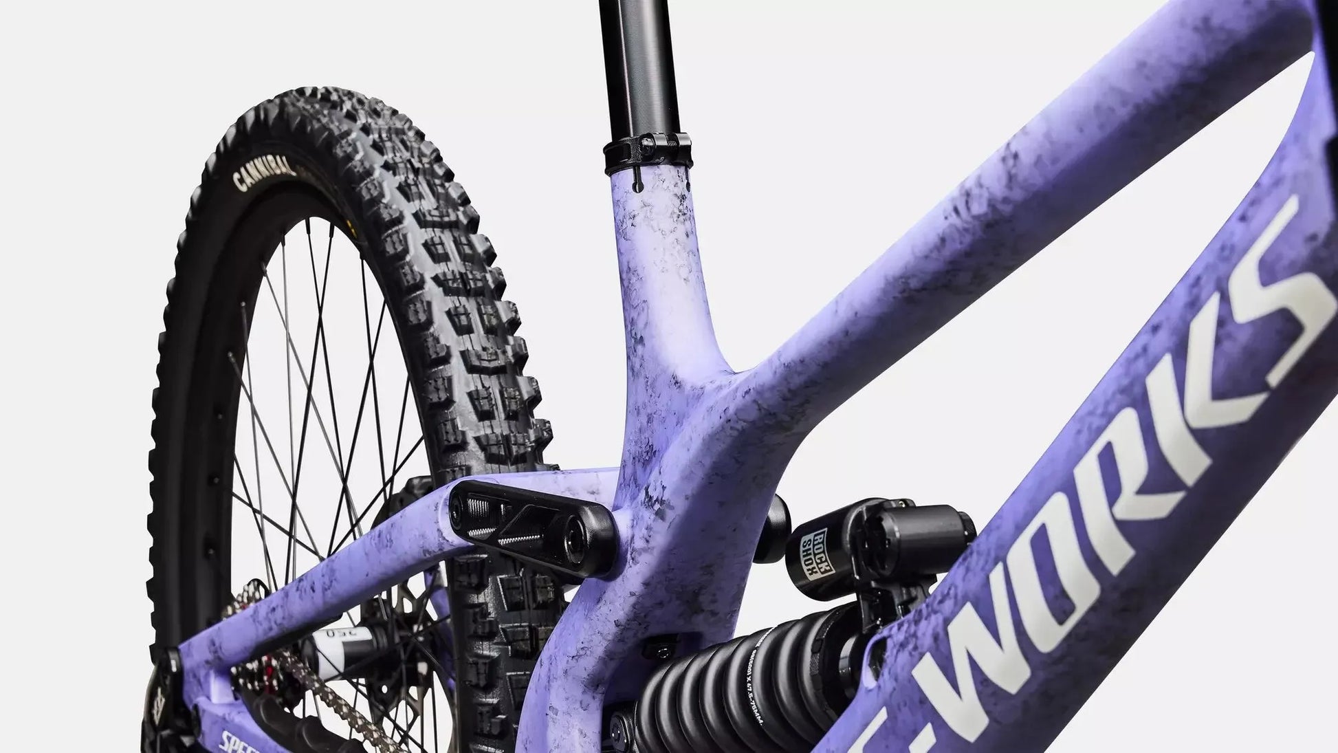 SPECIALIZED S-Works Demo 11 - Satin / Powder Indigo Tint / Black Tint Carbon / White