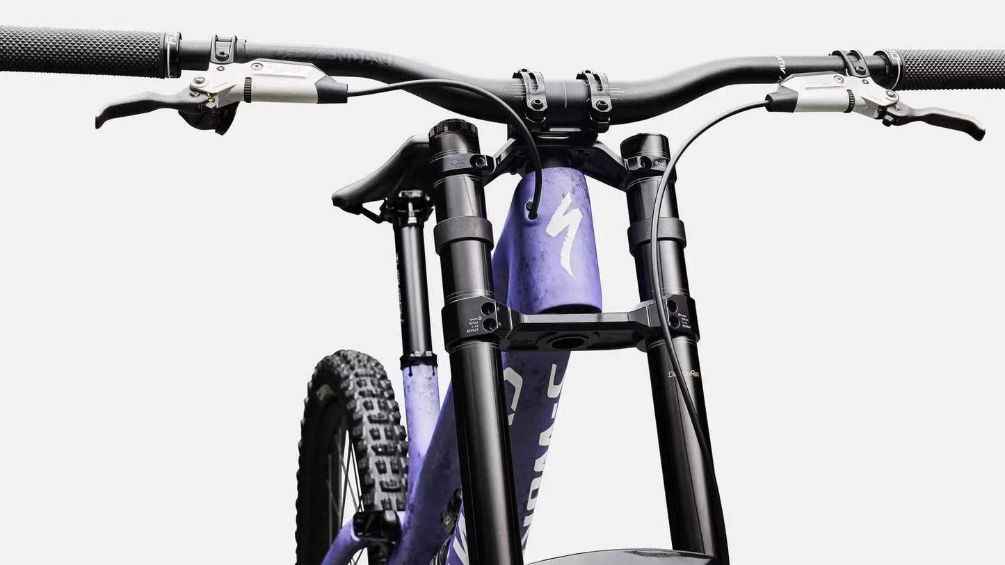 SPECIALIZED S-Works Demo 11 - Satin / Powder Indigo Tint / Black Tint Carbon / White