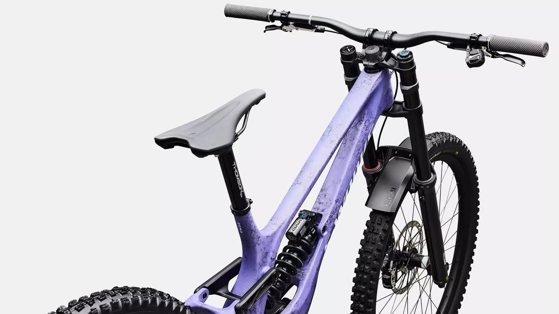 SPECIALIZED S-Works Demo 11 - Satin / Powder Indigo Tint / Black Tint Carbon / White