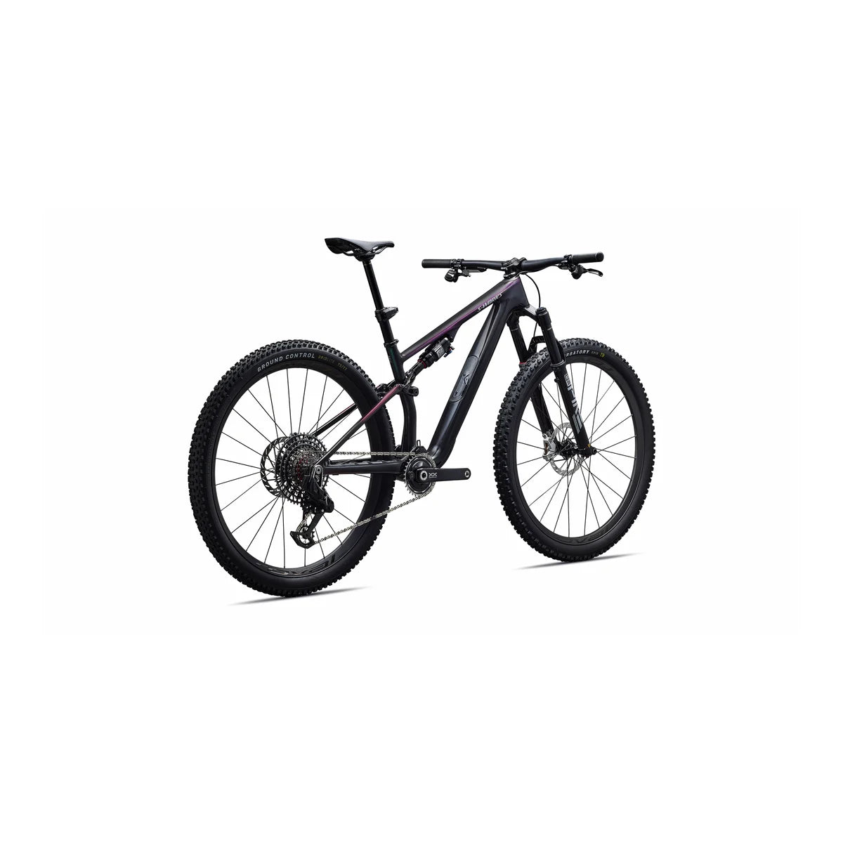 SPECIALIZED S-Works Epic 8 EVO 2026 SRAM XX SL AXS Complete MTB - Gloss Carbon / Green To Purple Viavi Fade / Brushed Liquid Metal