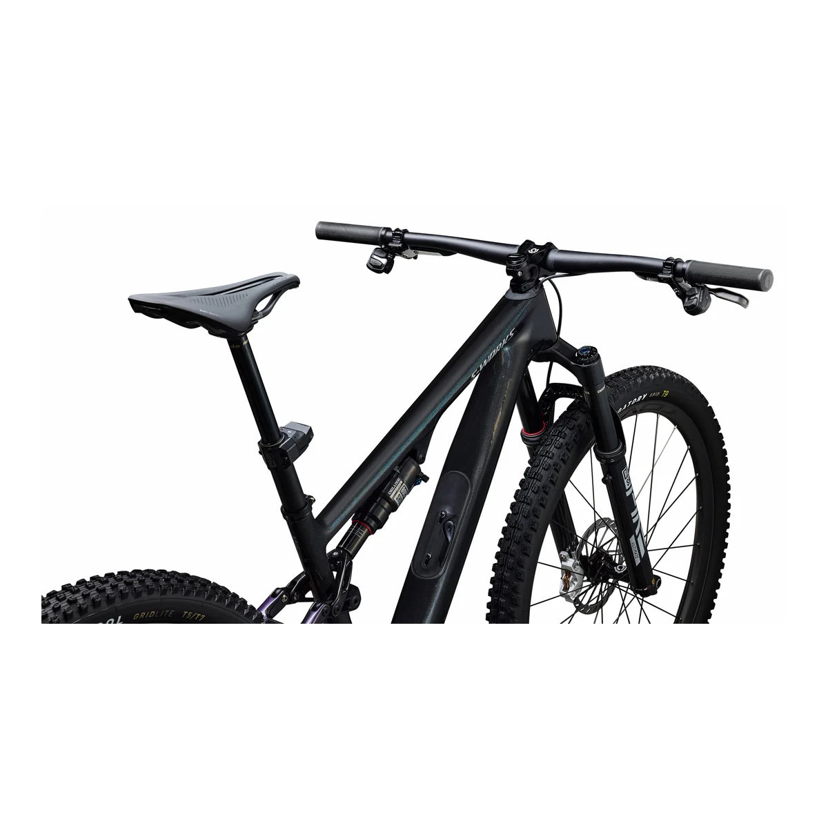 SPECIALIZED S-Works Epic 8 EVO 2026 SRAM XX SL AXS Complete MTB - Gloss Carbon / Green To Purple Viavi Fade / Brushed Liquid Metal
