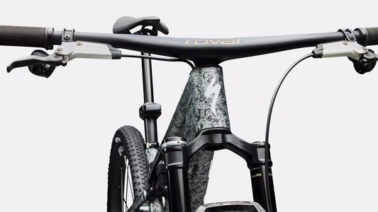 SPECIALIZED S-Works Epic 9 Complete MTB - Gloss Metallic Obsidian Multi Color Dry Impasto/ Metallic White Silver