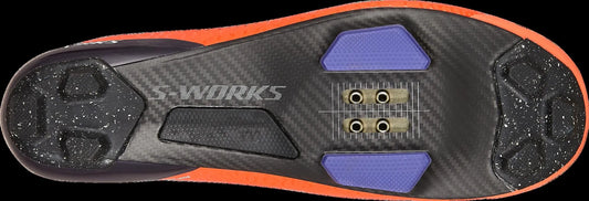 SPECIALIZED S-Works Recon MTB Cycling Shoes - Cactus Bloom/Blaze/Deep Lake - BOTTOM