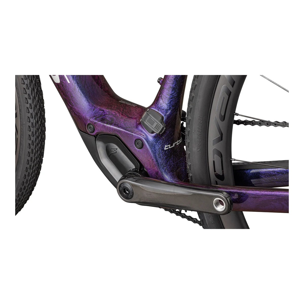 SPECIALIZED S-Works Turbo Creo 2 2025 SRAM RED / XX1 Eagle AXS Gravel E-Bike - Gloss Carbon / Red To Blue Pearl Strata / Satin Liquid Silver