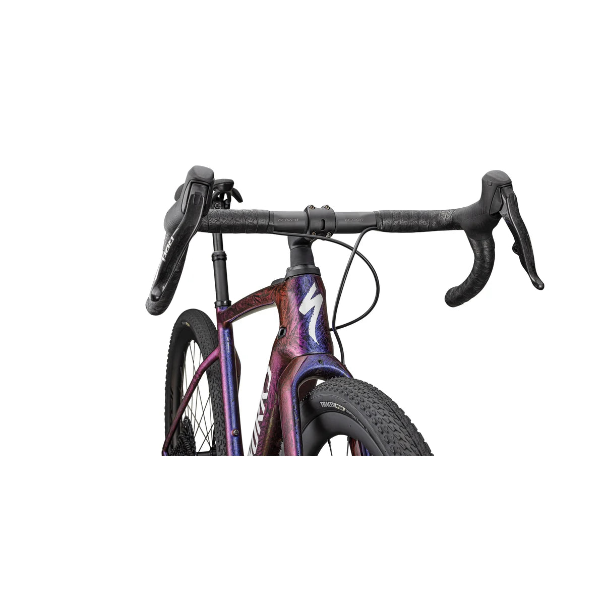 SPECIALIZED S-Works Turbo Creo 2 2025 SRAM RED / XX1 Eagle AXS Gravel E-Bike - Gloss Carbon / Red To Blue Pearl Strata / Satin Liquid Silver