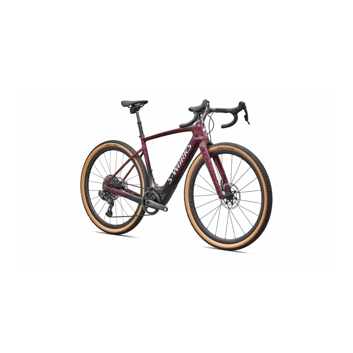 SPECIALIZED S-Works Turbo Creo 2 2026 SRAM RED / XX1 Eagle AXS Gravel E-Bike - Gloss Bordeaux Metallic / Fade / Pearl Dry Impasto / Silver Dust