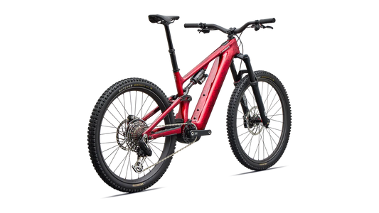 SPECIALIZED S-Works Turbo Levo 4 MTB Ebike - Gloss Red Tint / Silver Dust / Metallic White Silver