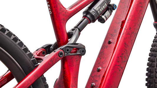 SPECIALIZED S-Works Turbo Levo 4 MTB Ebike - Gloss Red Tint / Silver Dust / Metallic White Silver