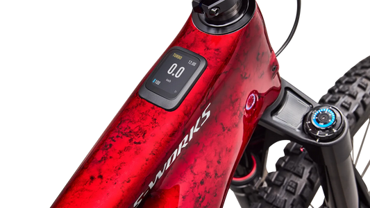 SPECIALIZED S-Works Turbo Levo 4 MTB Ebike - Gloss Red Tint / Silver Dust / Metallic White Silver