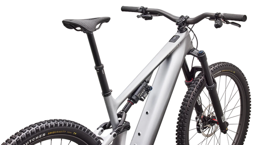 SPECIALIZED S-Works Turbo Levo 4 MTB Ebike - Satin Silver Dust / Black Pearl / Gloss Chrome