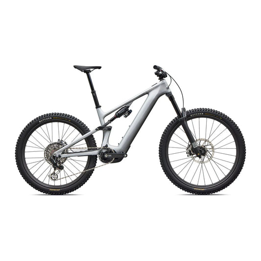 SPECIALIZED S-Works Turbo Levo 4 MTB Ebike - Satin Silver Dust / Black Pearl / Gloss Chrome