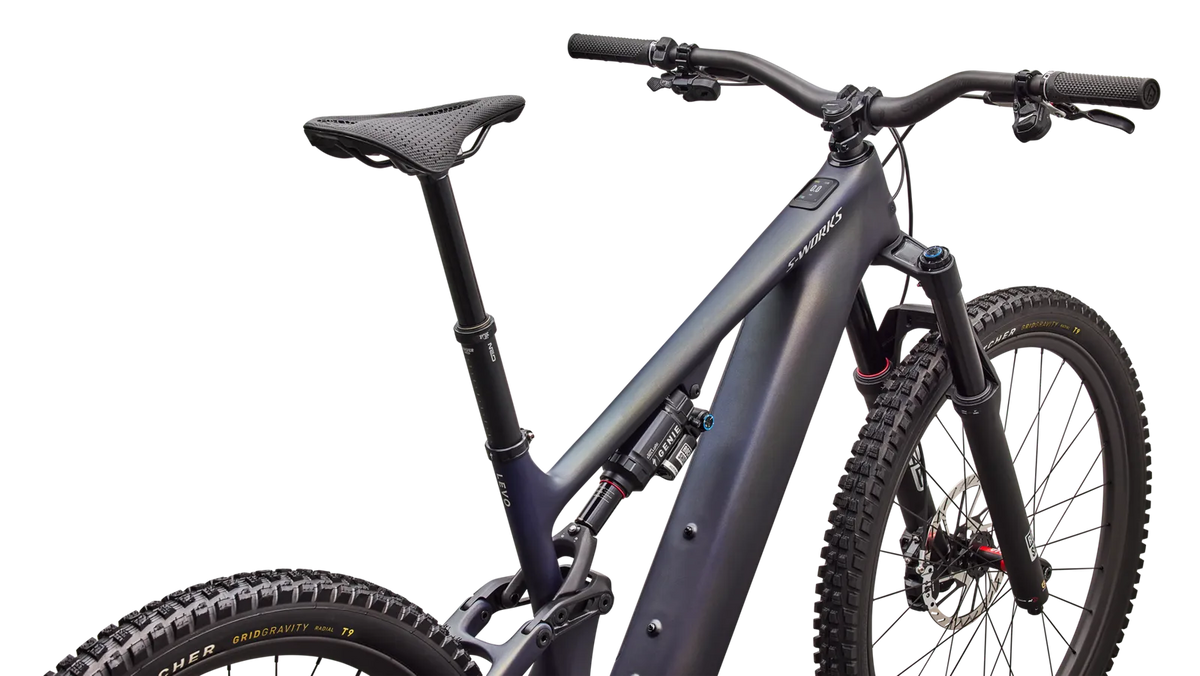SPECIALIZED S-Works Turbo Levo 4 MTB Ebike - Satin Blue Tint / Chrome