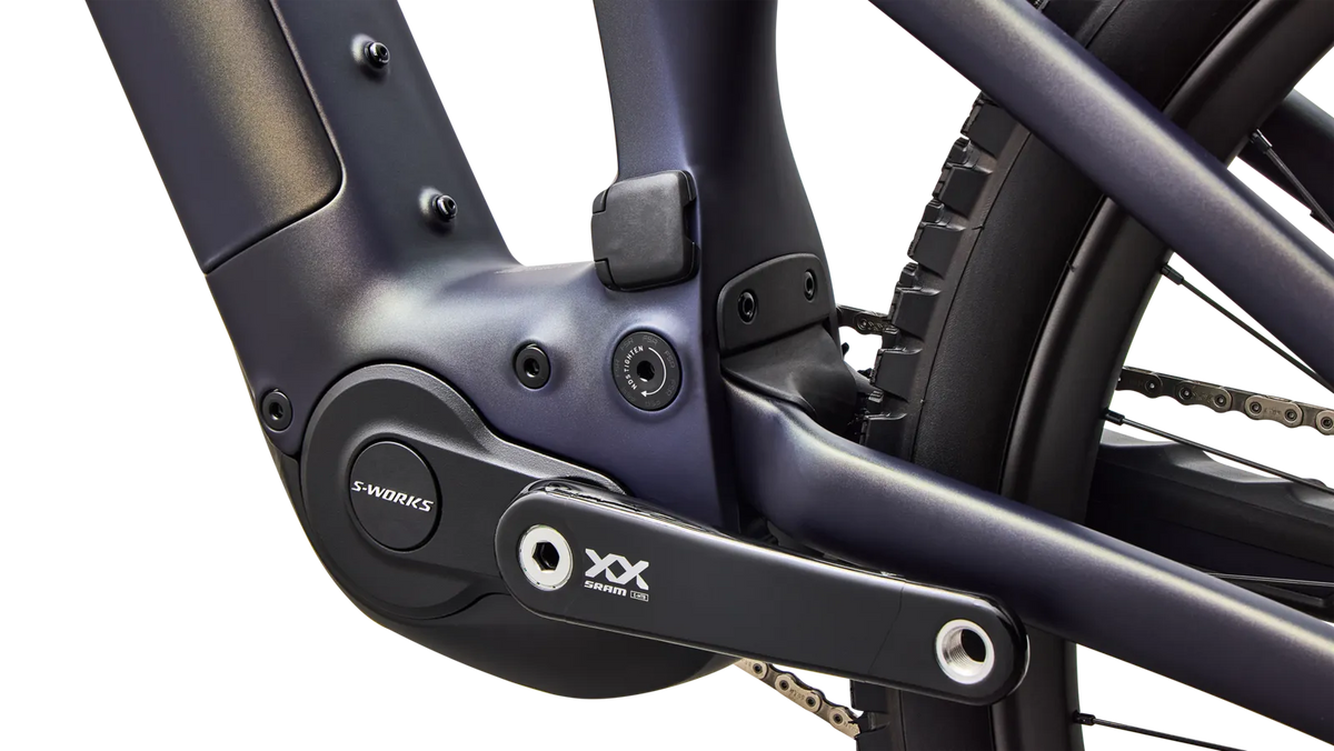 SPECIALIZED S-Works Turbo Levo 4 MTB Ebike - Satin Blue Tint / Chrome