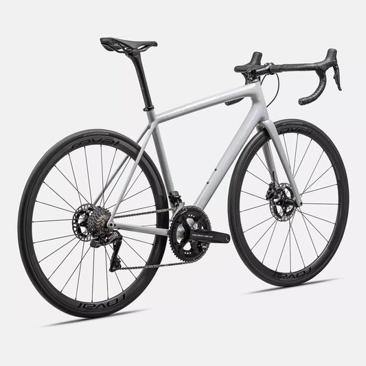 SPECIALIZED SWORKS Aethos Shimano Dura Di2 Ace Road Bike - GLOSS BIRCH/ABALONE-LAPIS ORGANIC COLOR RUN/DUNE