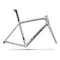 SPECIALIZED SWorks Aethos 2 Frameset 2026 - Gloss Silver Blurred Impasto / Black Pearl