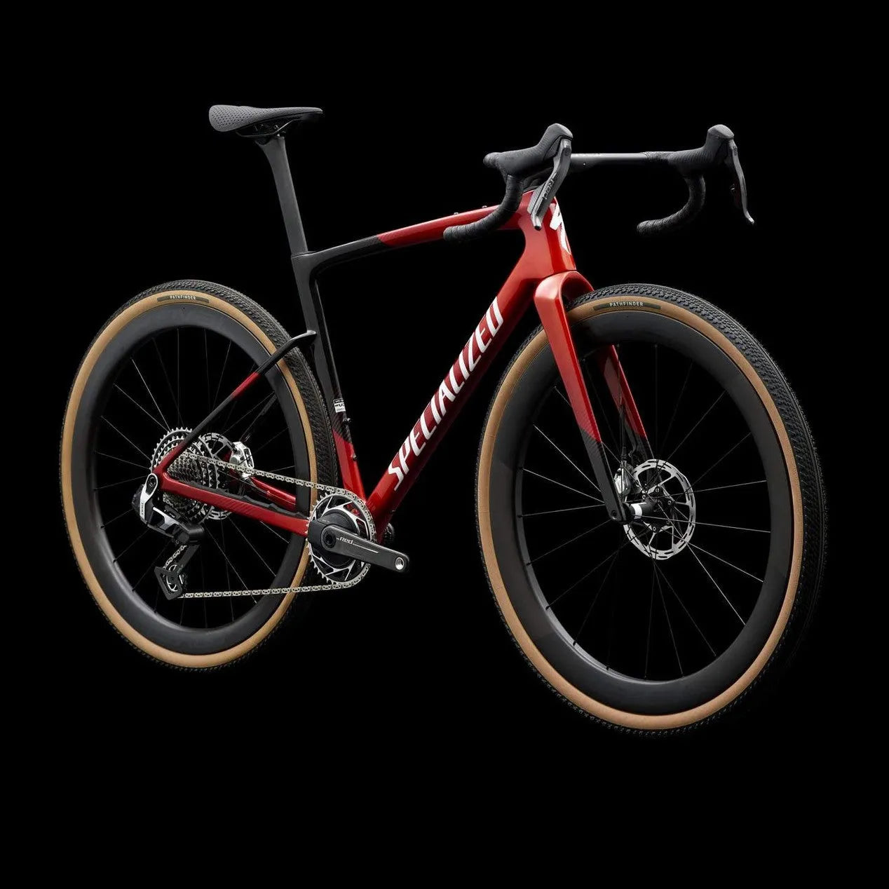 SPECIALIZED SWorks Crux 5 SRAM RED XPLR Gravel Bike - Gldprl/Sildst/Nblmet