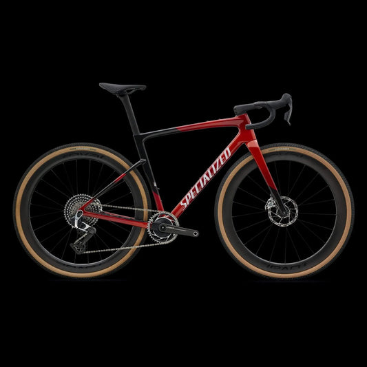 SPECIALIZED SWorks Crux 5 SRAM RED XPLR Gravel Bike - Gldprl/Sildst/Nblmet