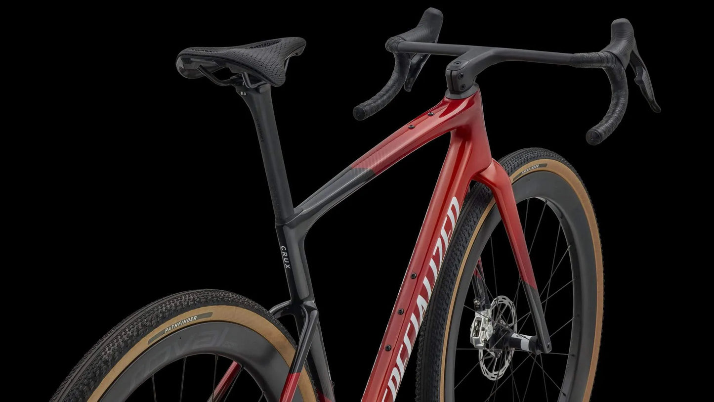 SPECIALIZED SWorks Crux 5 SRAM RED XPLR Gravel Bike - Gldprl/Sildst/Nblmet
