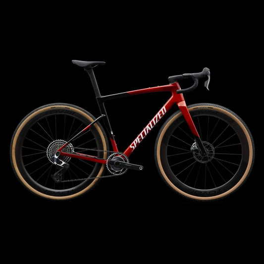 SPECIALIZED SWorks Crux 5 SRAM RED XPLR Gravel Bike - Gldprl/Sildst/Nblmet