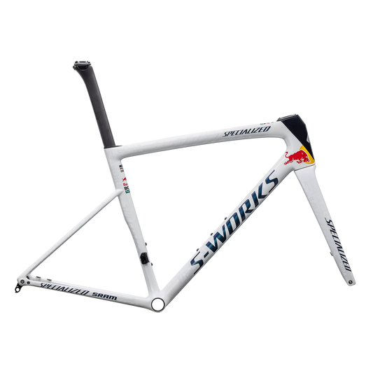 SPECIALIZED SWorks Tarmac SL8 Red Bull BORA Hansgrohe Road Frameset - White/Red/Blue