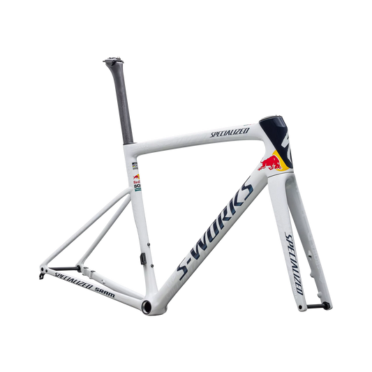 SPECIALIZED SWorks Tarmac SL8 Red Bull BORA Hansgrohe Road Frameset - White/Red/Blue