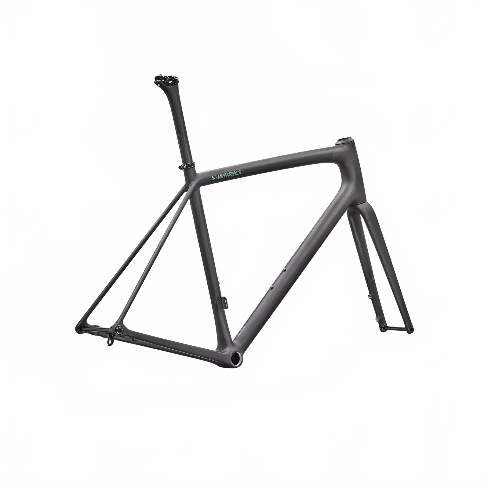 SPECIALIZED Sworks Aethos 2 Frameset 2026 - RTP RAW CARBON / PREMIUM FJORD METALLIC