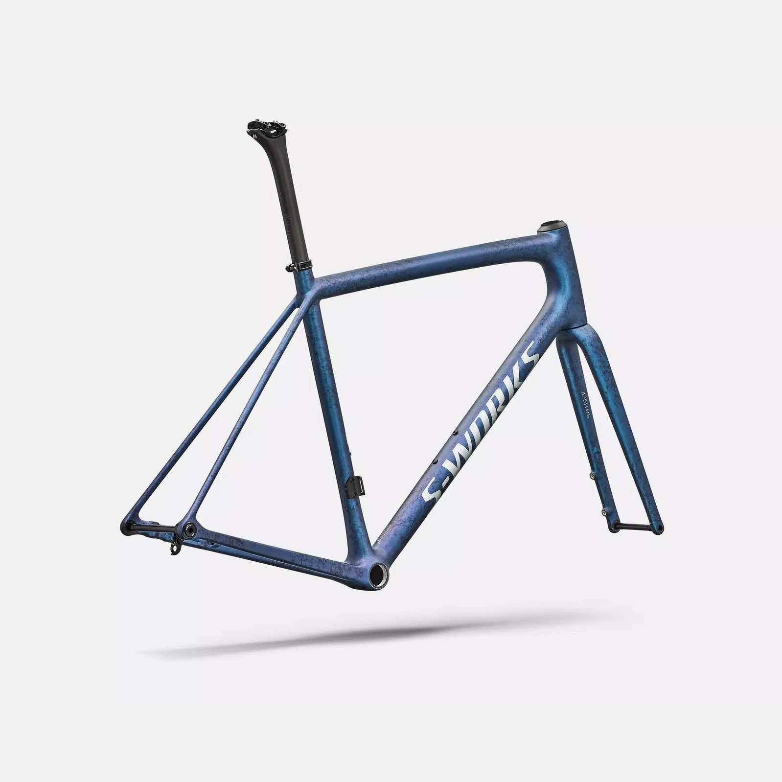 SPECIALIZED Sworks Aethos 2 Frameset 2026 - Satin Black Ink Wash / Pearl / Shadow Silver