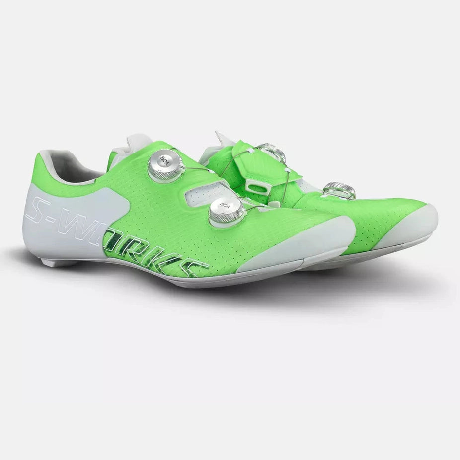 SPECIALIZED Sworks Ares 2 Road Cycling Shoes - Green Gecko