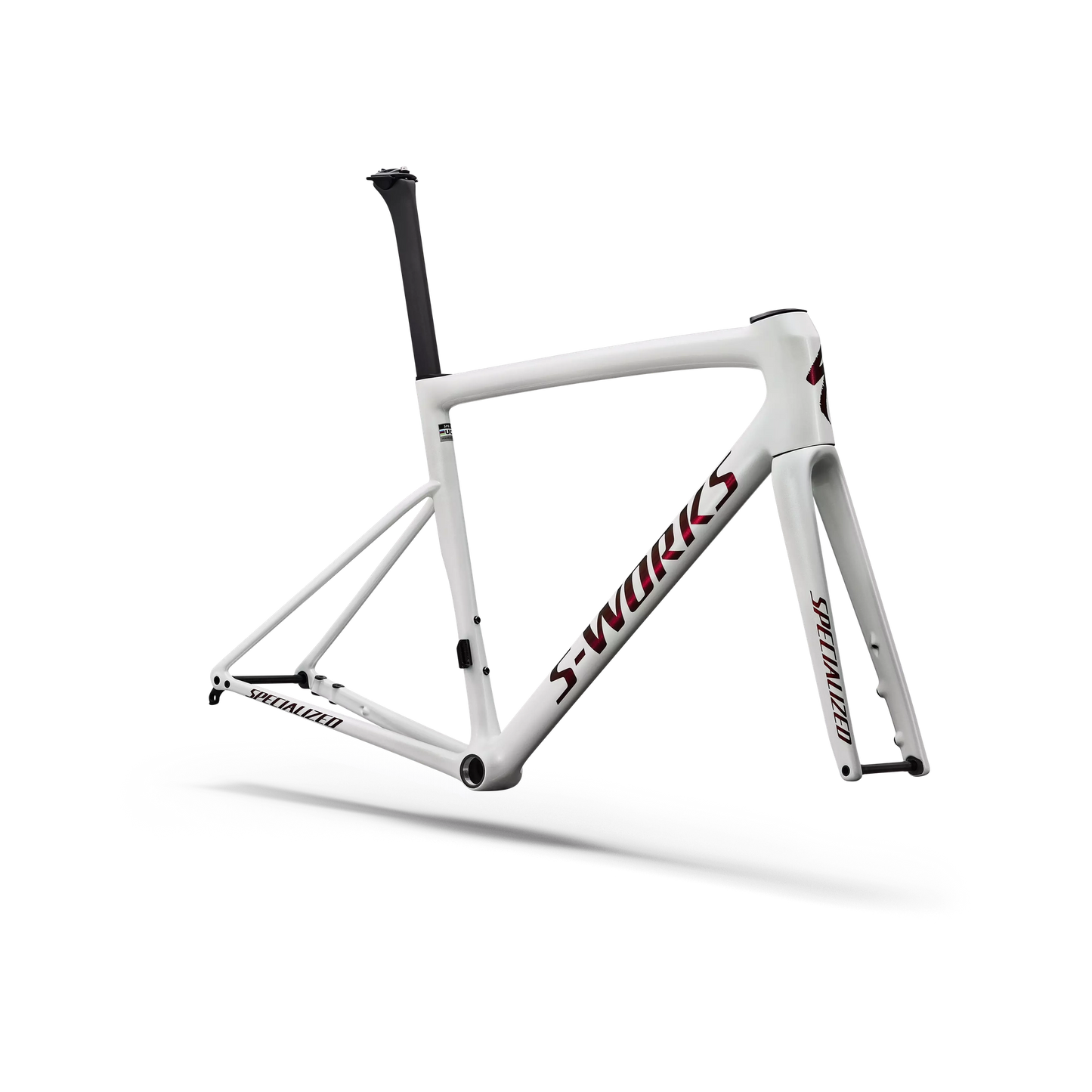 SPECIALIZED Sworks Tarmac SL8 2026 Road Frameset - Gloss Metallic White Silver / Pearl / Black