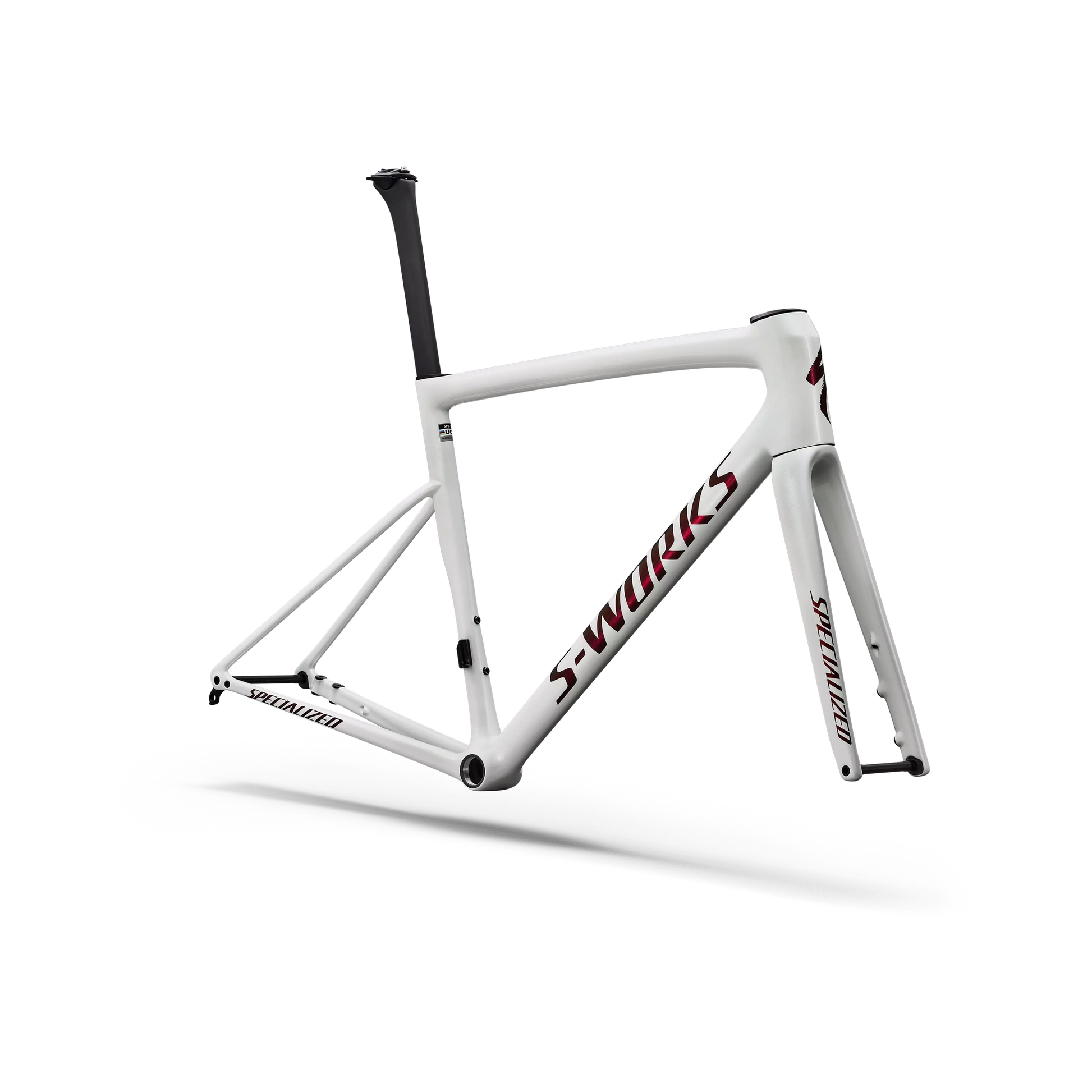 SPECIALIZED Sworks Tarmac SL8 2026 Road Frameset - Gloss Metallic White Silver / Pearl / Black