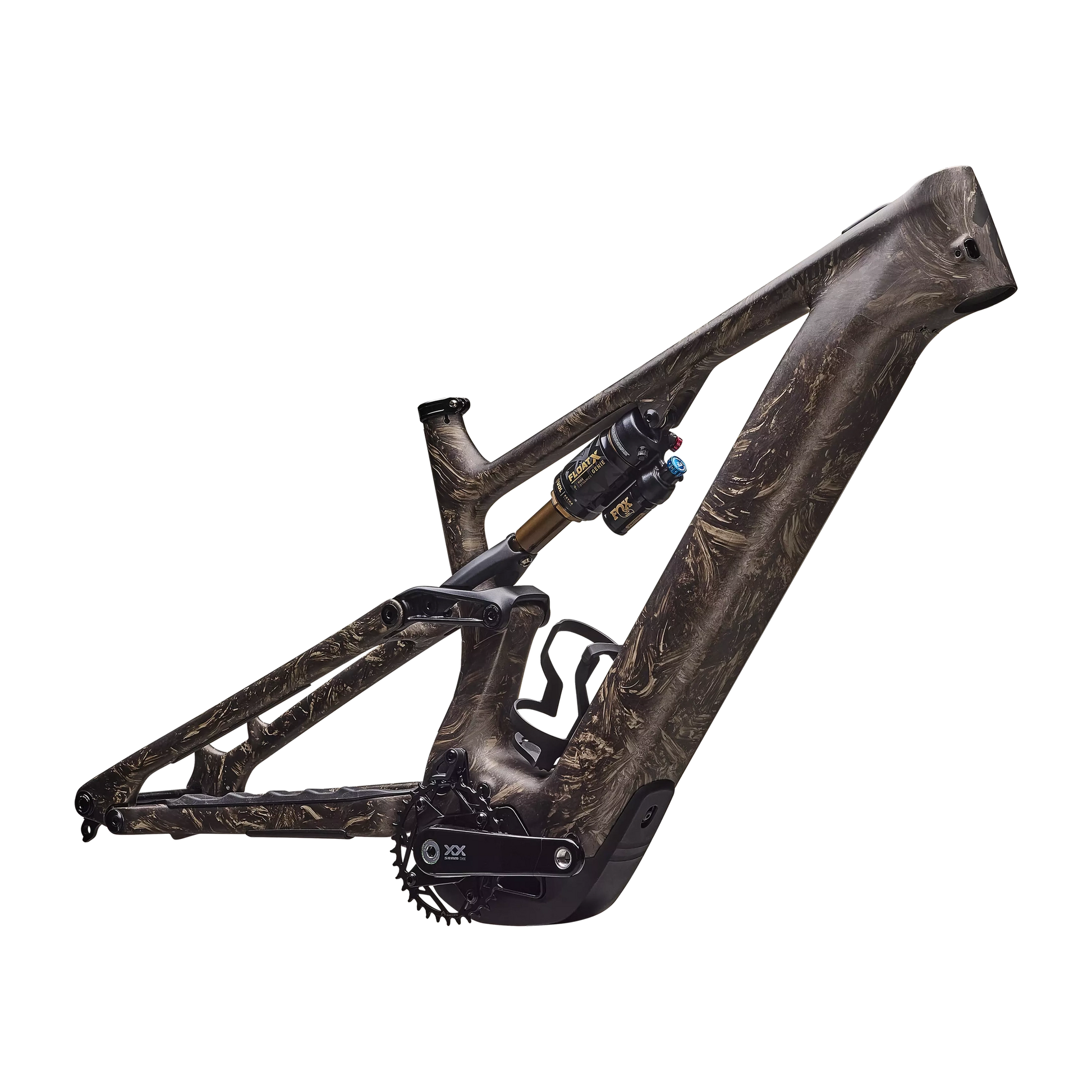 SPECIALIZED Sworks Turbo Levo 4 Ebike Frameset - Satin Taupe / Gunmetal Strata / Metallic Obsidian