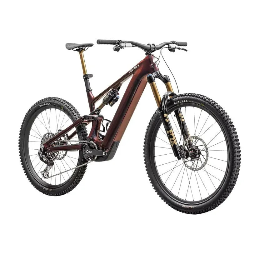 SPECIALIZED Sworks Turbo Levo 4 Elektrische mountainbike - Gloss Red Pearl / Zwart / Metallic Wit Silve