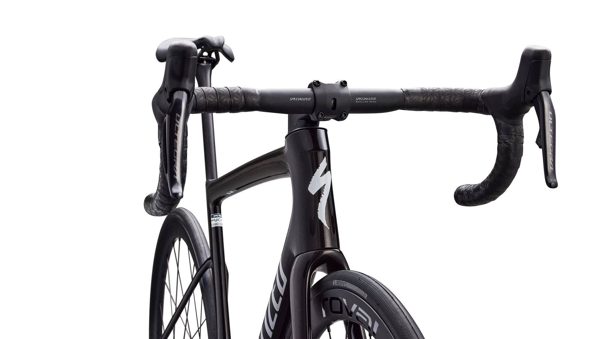 SPECIALIZED TARMAC SL8 Expert 2026 Shimano Ultegra DI2 Road Bike - Gloss Obsidian Metallic / Reflex Super Red Pearl Over White