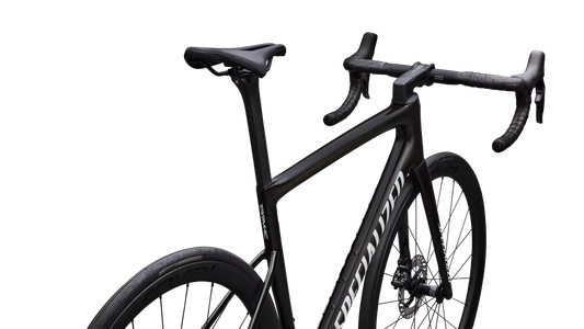 SPECIALIZED TARMAC SL8 Expert 2026 Shimano Ultegra DI2 Road Bike - Gloss Obsidian Metallic / Reflex Super Red Pearl Over White
