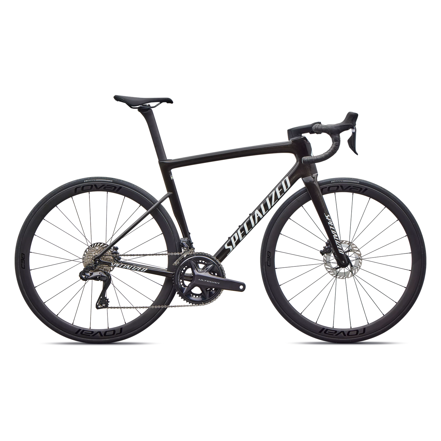 SPECIALIZED TARMAC SL8 Expert 2026 Shimano Ultegra DI2 Road Bike - Gloss Obsidian Metallic / Reflex Super Red Pearl Over White