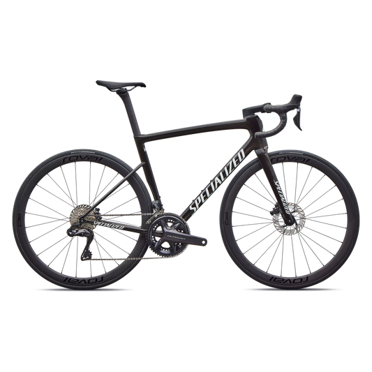 SPECIALIZED TARMAC SL8 Expert 2026 Shimano Ultegra DI2 Road Bike - Gloss Obsidian Metallic / Reflex Super Red Pearl Over White