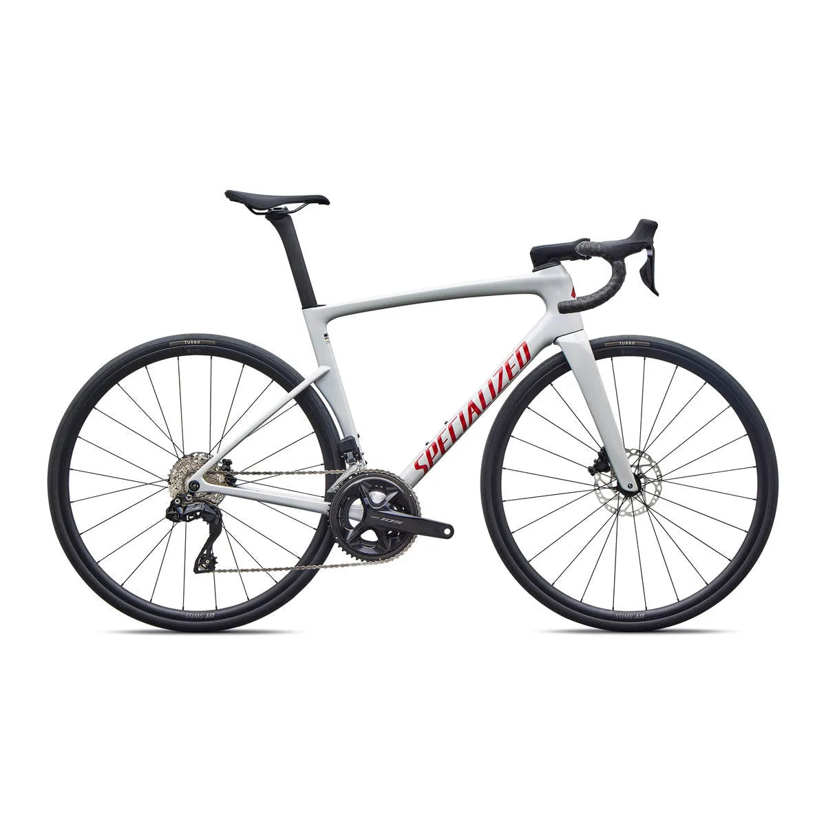 SPECIALIZED TARMAC SL9 COMP ROAD BIKE SHIMANO 105 DI2 - GLOSS DOLOMITE METALLIC / CAYENNE METALLIC