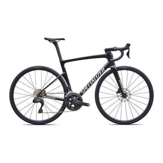 SPECIALIZED TARMAC SL9 COMP ROAD BIKE SHIMANO 105 DI2 - GLOSS CHARCOAL TINT / DOLOMITE METALLIC