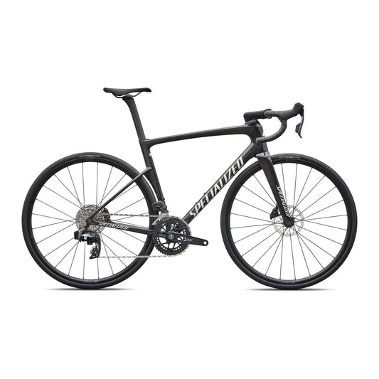 SPECIALIZED TARMAC SL9 COMP ROAD BIKE SRAM RIVAL AXS - GLOSS CHARCOAL TINT / DOLOMITE METALLIC